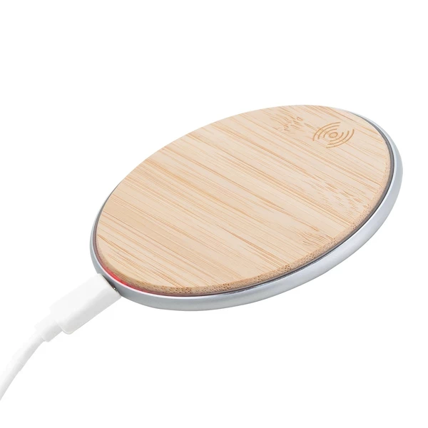 Încărcător cu inducție Top Bamboo - maro