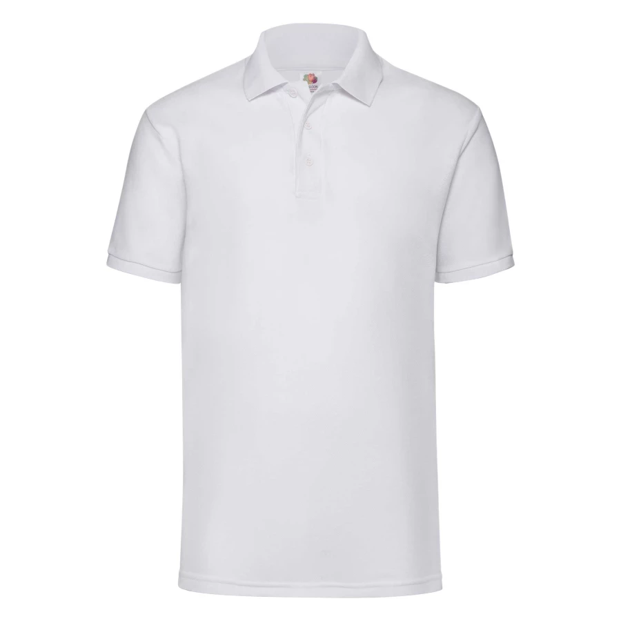 Tricou polo pentru bărbați 65-35 - alb