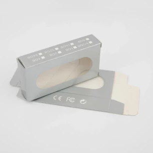 Cutie din carton pentru stick-uri de memorie - Argint