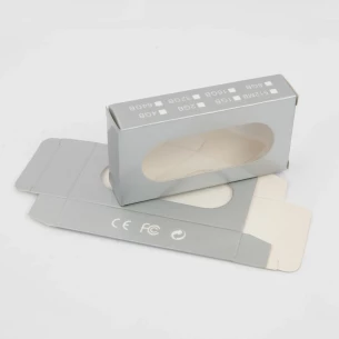 Cutie din carton pentru stick-uri de memorie - Argint