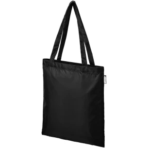 Sai Pungă de cumpărături din plastic reciclat - Negru