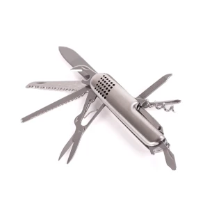 Cuțit de buzunar Steel cu 13 funcții - Argint