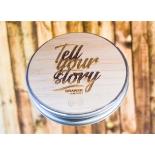 Încărcător cu inducție Top Bamboo - maro