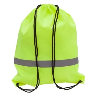 Geantă sport cu bandă reflectorizantă - galben