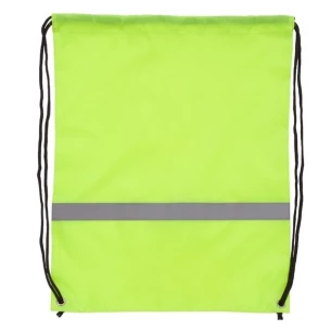 Geantă sport cu bandă reflectorizantă - galben