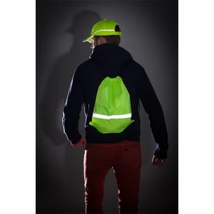 Geantă sport cu bandă reflectorizantă - galben