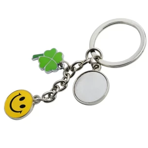 Breloc metalic Luck - Argint
