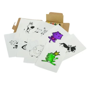 Set de colorat Happy - maro