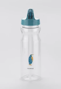 Sticlă cu pai TRANCE - Albastru