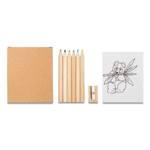 Set de colorat Artiste - maro