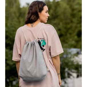 Rucsac din bumbac 340 g/m2 Preston - Gri