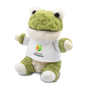 Broasca Ponddie din pluș - verde