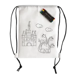 Rucsac White Line Crayon - alb