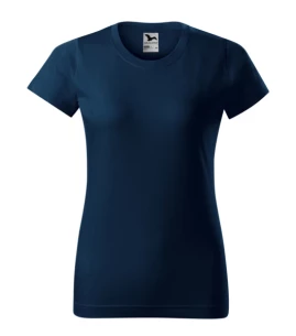 Tricou basic pentru femei - Albastru marin