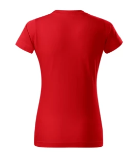 Tricou basic pentru femei - roșu