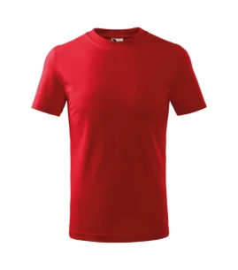 Tricou basic pentru copii - roșu
