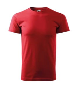 Tricou basic pentru bărbați - Roșu
