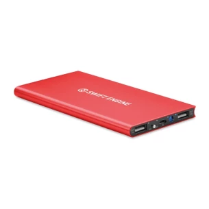 Power bank 8000mAh - POWERFLAT8 - Roșu