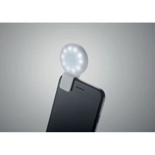 Lumină LED pentru selfie cu clip - PINNY- alb
