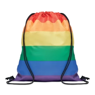 Geantă de cumpărături curcubeu BOW - multicoloră