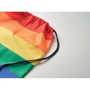 Geantă de cumpărături curcubeu BOW - multicoloră