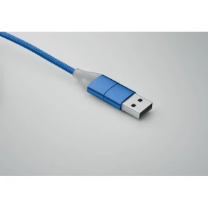 Kabel ładujący 4 w 1 typu C - BLUE - Niebieski