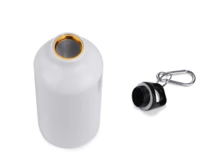 Sticlă din aluminiu TREKO 500 ml - Alb