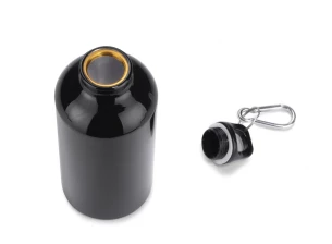 Sticlă din aluminiu TREKO 500 ml - Negru