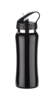 PATRO Bidon din oțel 600 ml - Negru