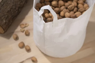 Coș din bumbac STOR - Bej