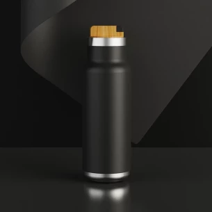 Sticlă termică Horten 530 ml - Negru