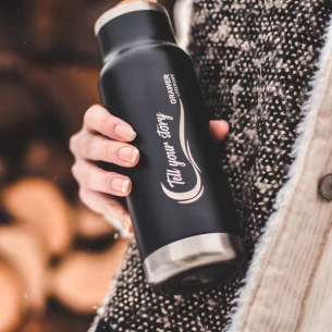 Sticlă termică Horten 530 ml - Negru
