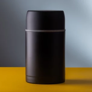 Recipient termovacuant 800 ml - Negru