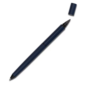 Duet 2in1 stilou cu bilă și creion fântână în cutie - Albastru marin