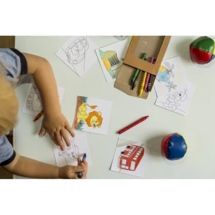 Set de colorat, creioane colorate | Hadley - neutru