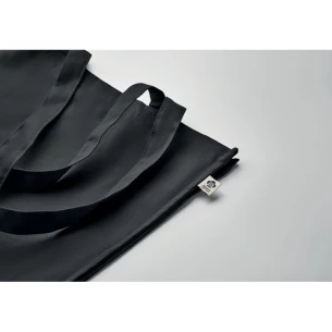 Geantă din bumbac organic BENTE COLOUR - Negru