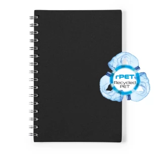 RPET notebook A5 Murcia - Negru