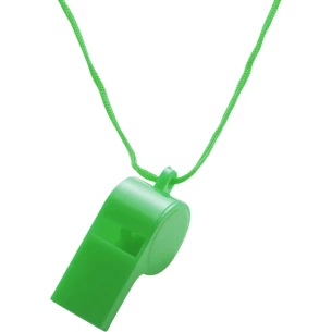 Fluier cu șnur - verde