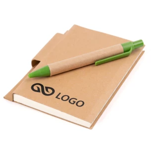 Blocnotes Eco1 cu stilou - Verde