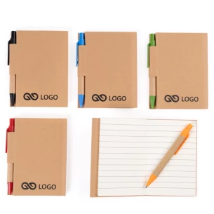 Blocnotes Eco1 cu stilou - Verde