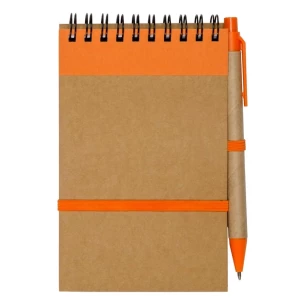 Blocnotes Eco2 cu stilou - Portocaliu