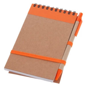 Blocnotes Eco2 cu stilou - Portocaliu