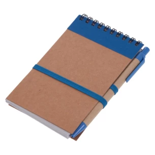 Blocnotes Eco2 cu stilou - Albastru