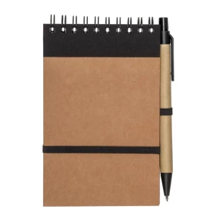 Blocnotes Eco2 cu stilou - Negru