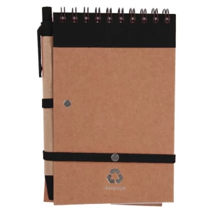 Blocnotes Eco2 cu stilou - Negru