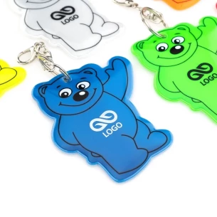 Breloc reflectorizant cu ursuleț - Galben