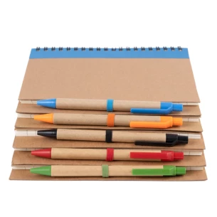 Blocnotes Eco3 cu stilou - Roșu