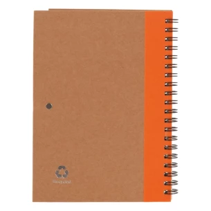Blocnotes Eco3 cu stilou - Portocaliu