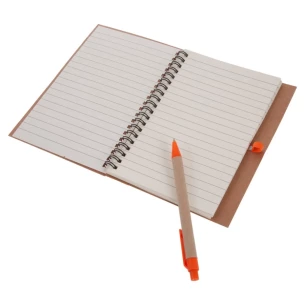 Blocnotes Eco3 cu stilou - Portocaliu