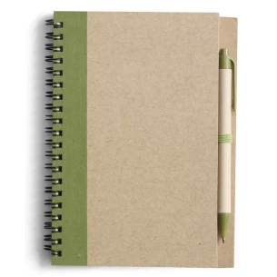 Blocnotes Eco3 cu stilou - Verde